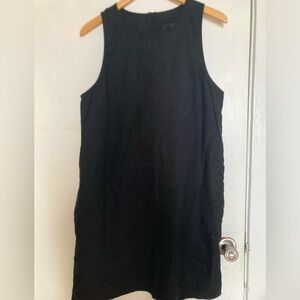 JCrew linen shift dress